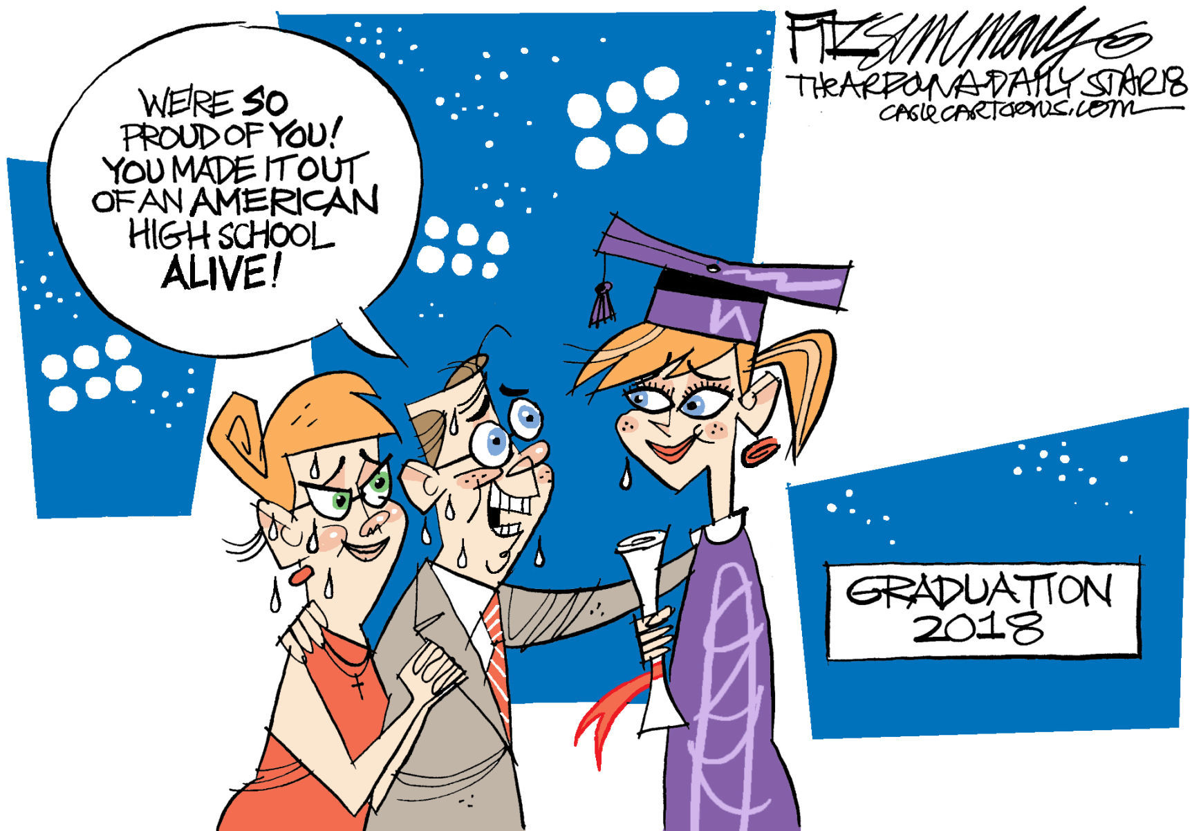 Daily Fitz Cartoon: Grad